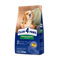 Club 4 Paws (Клуб 4 Лапы) Dog Premium Medium Breeds Duck - Сухой корм для собак средних пород с уткой 2 кг