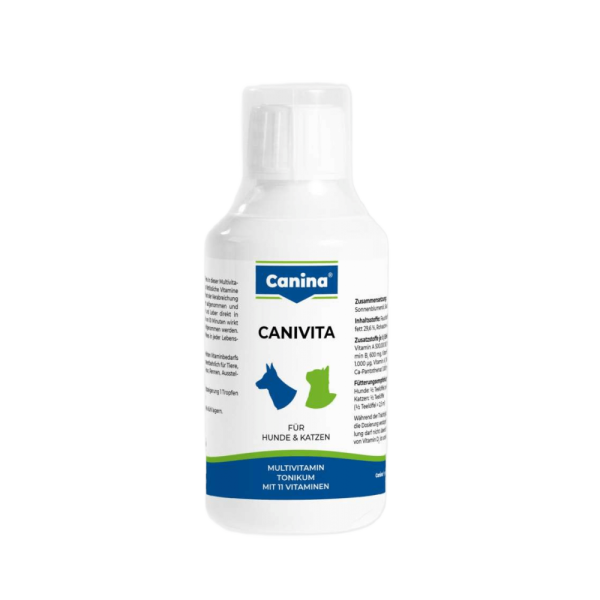 Canina (Канина) Canivita - Витаминизированный тоник для кошек и собак, с быстрым эффектом, универсальный, 250 мл