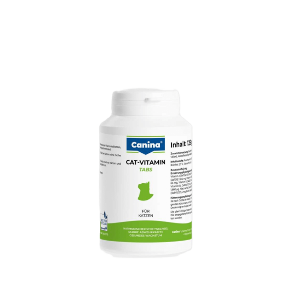 Canina (Канина) Cat-Vitamin Tabs - Витаминный комплекс для кошек (250 табл) 125 г