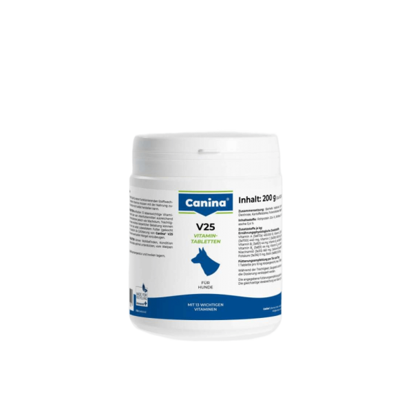Canina (Канина) V25 Vitamintabletten - Витамины для собак, поливитаминный комплекс (60 табл) 200 г