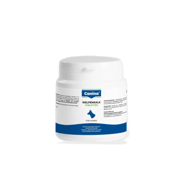 Canina (Канина) Welpenkalk - Витамины для укрепления зубов и костей у щенков (150 табл) 150 г