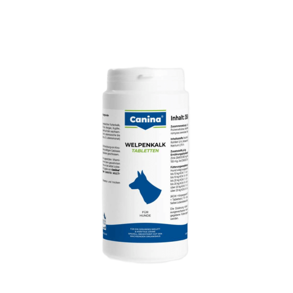 Canina (Канина) Welpenkalk - Витамины для укрепления зубов и костей у щенков (350 табл) 350 г