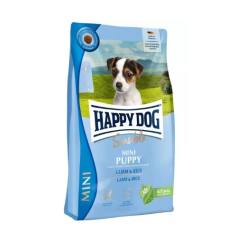 Happy Dog (Хепи Дог) Lamb & Rice Sensible Puppy Mini - Сухой корм для щенков мелких пород для поддержания чувствительного пищеварения с мясом ягнёнка и рисом 800 г