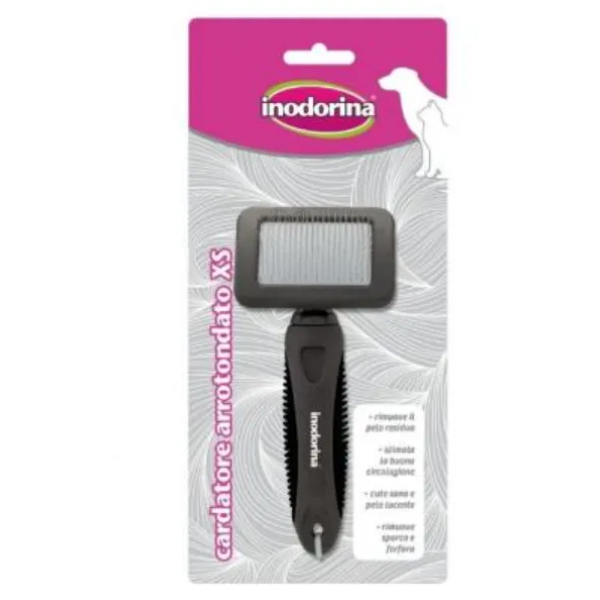 Inodorina (Инодорина) Cardatore Arrotondato Cane L - Пуходерка для собак и котов со средней и длинной шерстью