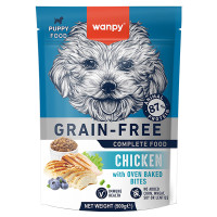 Wanpy (Ванпи) Dog Grain Free Chicken Puppy All Breed - Сухой беззерновой корм для щенков всех пород с мясом курицы 500 г