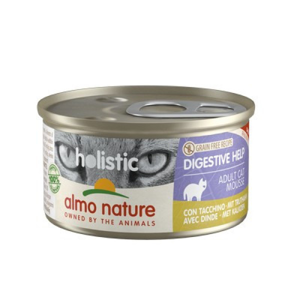 Almo Nature (Альмо Натюр) Cat Digestive Help Turkey - Влажный корм для кошек с чувствительным пищеварением с индейкой 85 г