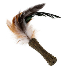GiGwi (ГіГві) Johnny Stick - Іграшка для котів Спресована котяча м`ята з пером 8 см