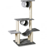 Flamingo (Фламинго) Scratching tree Amedeo Ecru & Grey - Спально-игровой комплекс для котов 104х57х140 см, серый