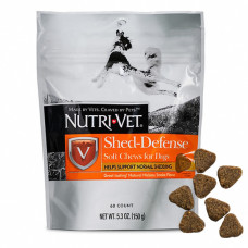 Nutri-Vet (Нутрі-Вет) Shed-Defense Soft Chews - Вітамінний комплекс для собак для шкіри та шерсті 60 таб.