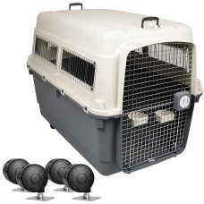 Flamingo (Фламінго) Transport cage Nomad Dark grey IATA - Переноска для собак 100х67х80 см