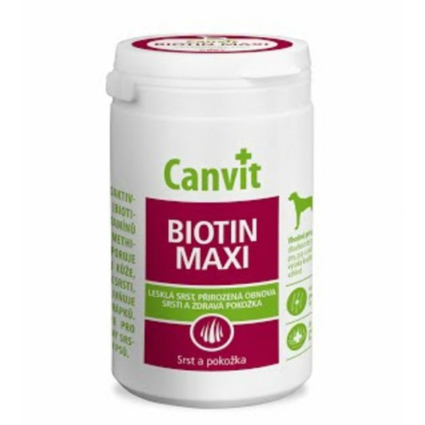 Сanvit (Канвит) Biotin Maxi - Витамины для собак больших пород для быстрого восстановления шерсти 500 г