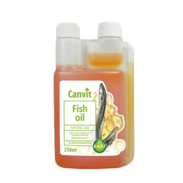 Полотен (каніт) риб’ячий жир - вітамінна добавка для собак з риб’ячим жиром вугор 250 мл