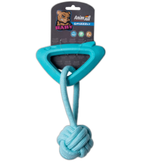 AnimАll (Енімал) GrizZzly Baby Акула з канатом Мʼятна - Іграшка для собак 15.8Х10.2Х2.8 см