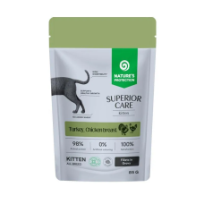 Nature's Protection (Натур Протекшн) Superior Care Cat Grain Free Turkey & Chicken Breast Kitten - Влажный беззерновой корм для котят с мясом индейки и курицы комплект из 2 шт. по 85 г