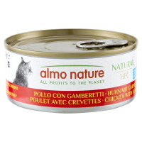 Влажный корм Almo Nature (Альмо Натюр) HFC Cat Natural Chicken & Shrimps для кошек с курицей и креветками 150 г