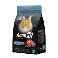 Animall (Энимал) Cat Salmon, White Fish and Fresh Turkey - Сухой корм для кошек с лососем, белой рыбой и свежей индейкой 400 г